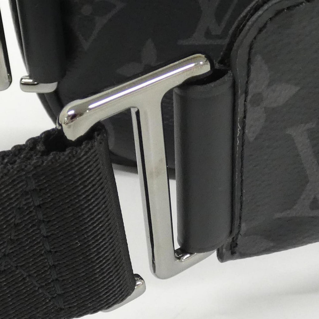 Louis Vuitton Black Coated Canvas Shoulder Bag (Pre-Owned)