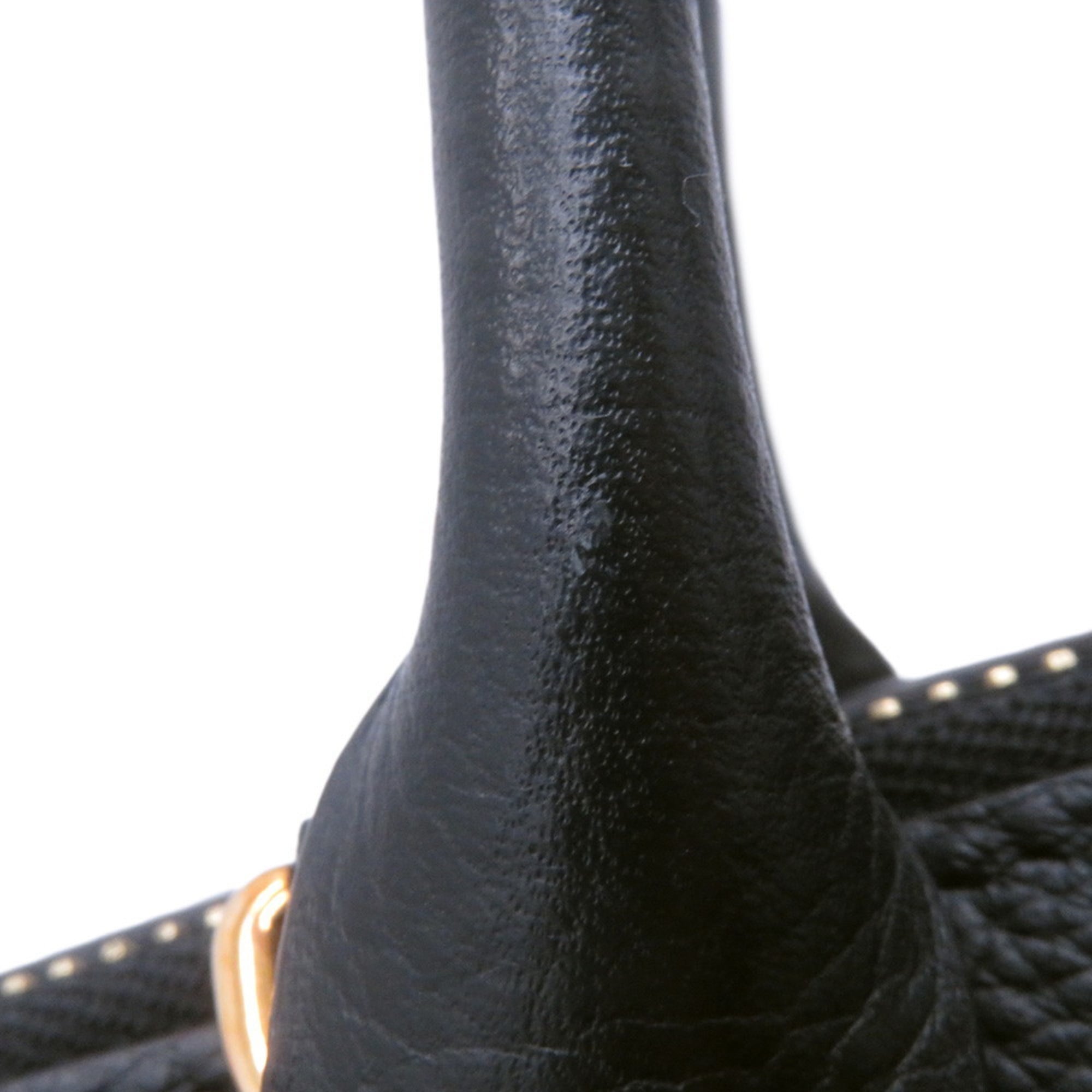 Louis Vuitton Noir Rouge Leather Handbag Shoulder Bag (Pre-Owned)