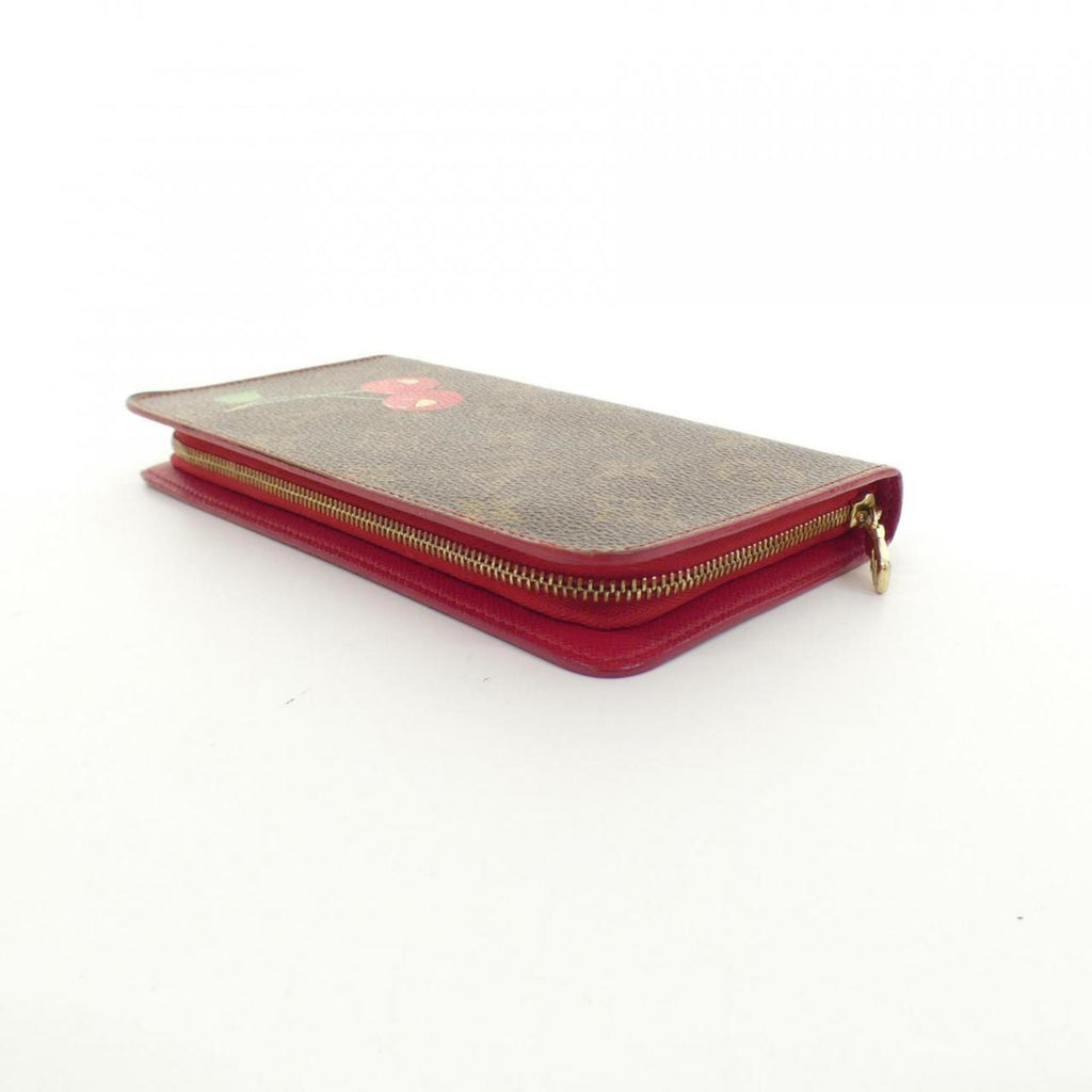Louis Vuitton Monogram Cherry Marron Monogram Cherry Monogram Long Wallet (Bi-Fold) (Pre-Owned)