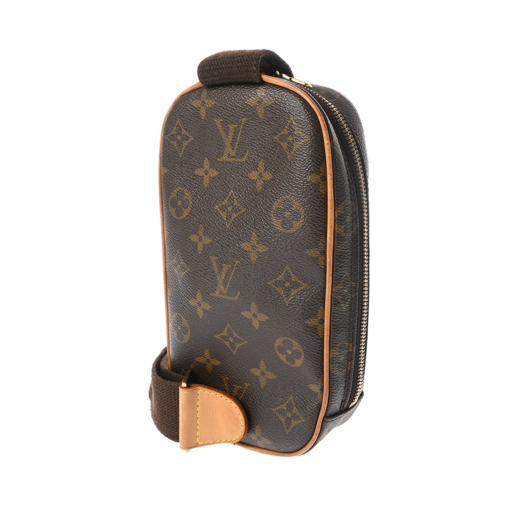 Louis Vuitton Brown Monogram Canvas Sling Bag (Pre-Owned)