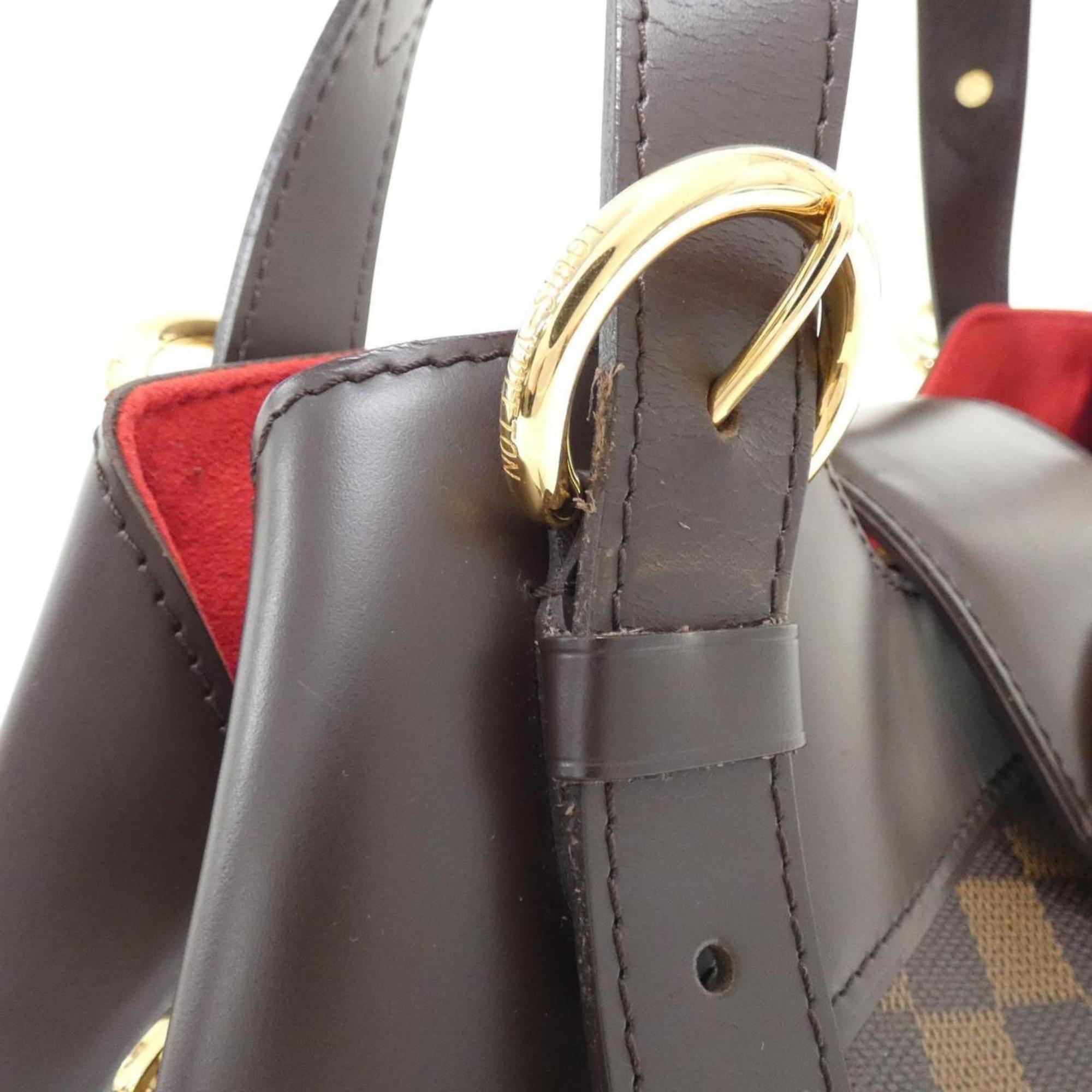 Louis Vuitton Ebene Coated Canvas Shoulder Bag (Pre-Owned)