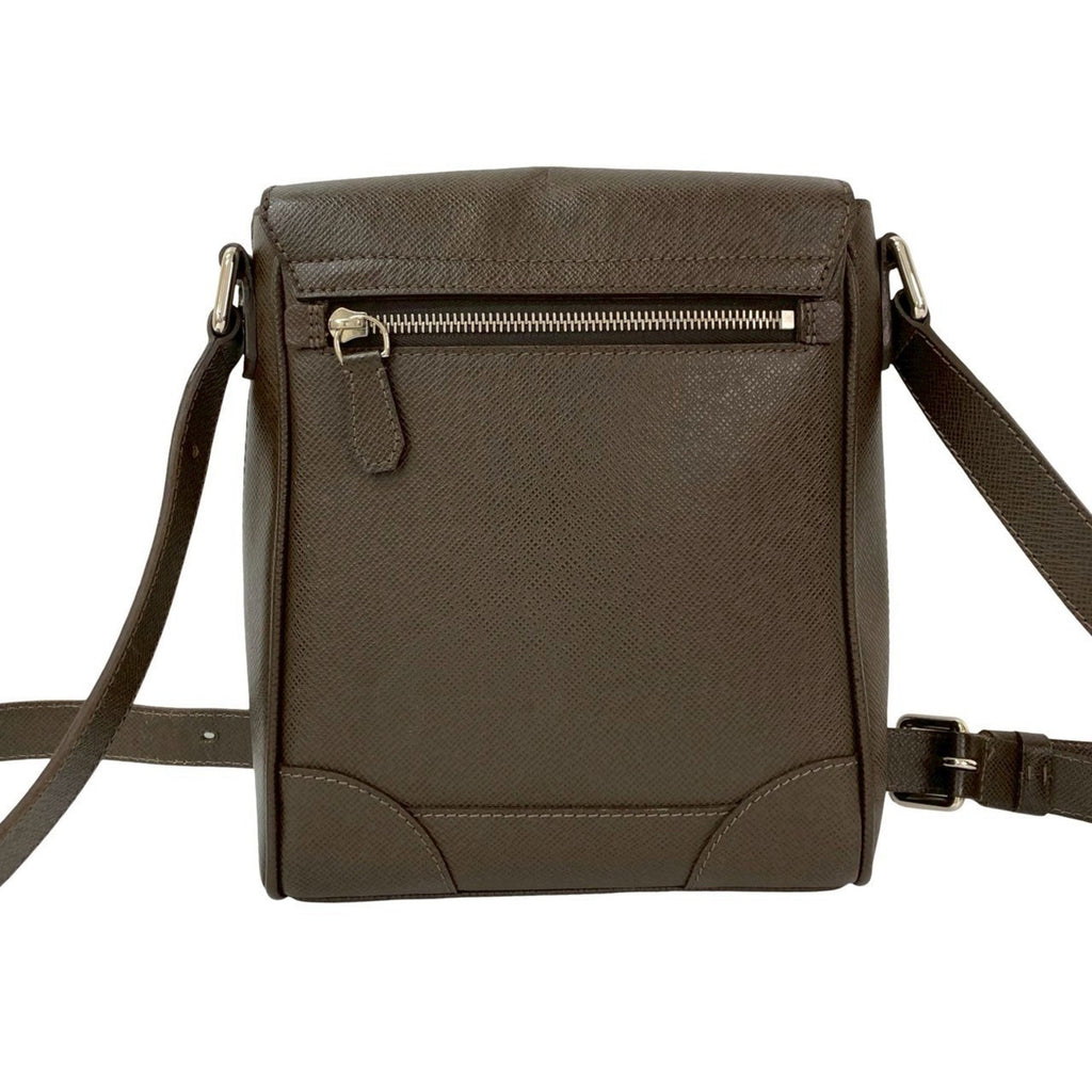 Louis Vuitton Brown Leather Pochette Shoulder Bag (Pre-Owned)