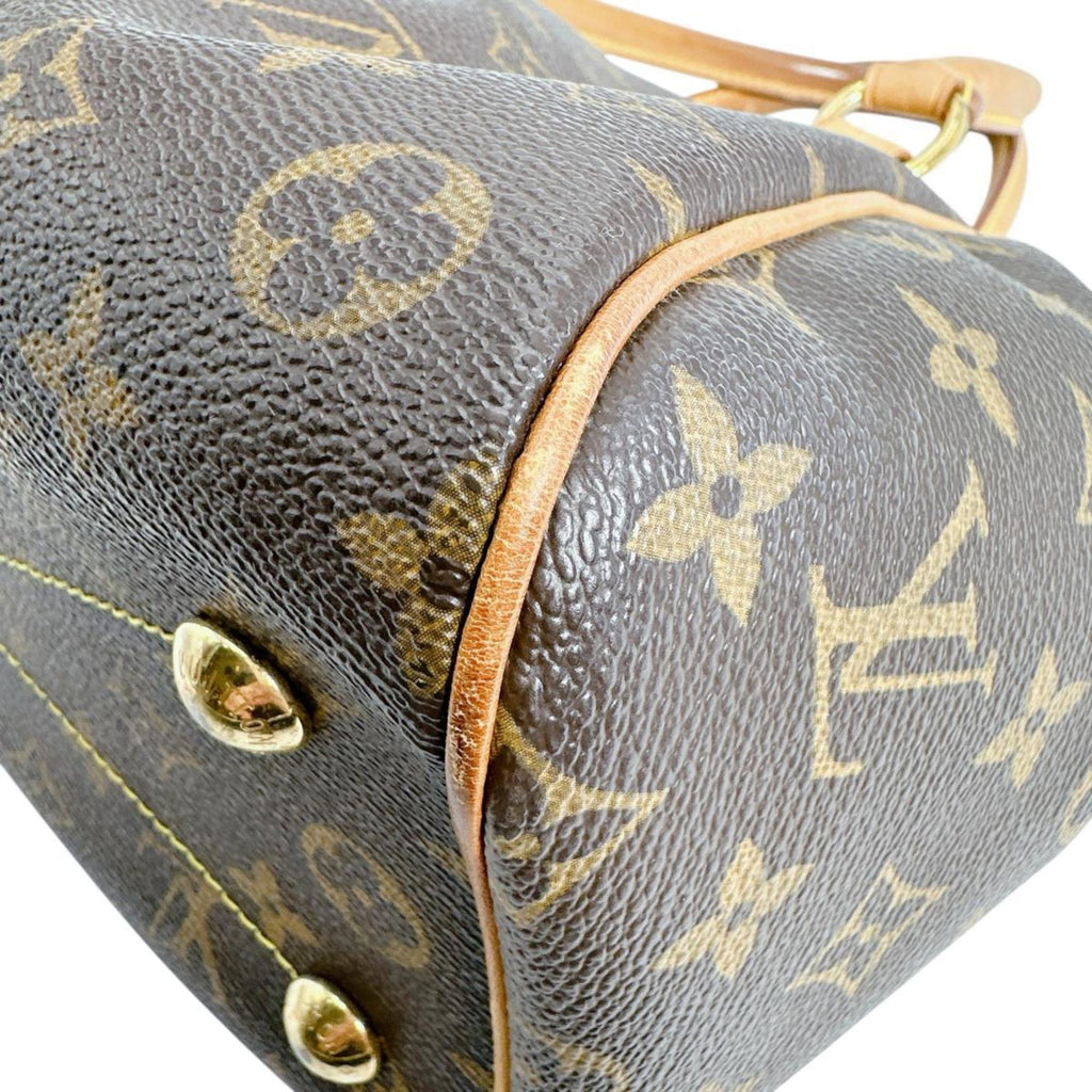 Louis Vuitton Brown Monogram Canvas Handbag (Pre-Owned)