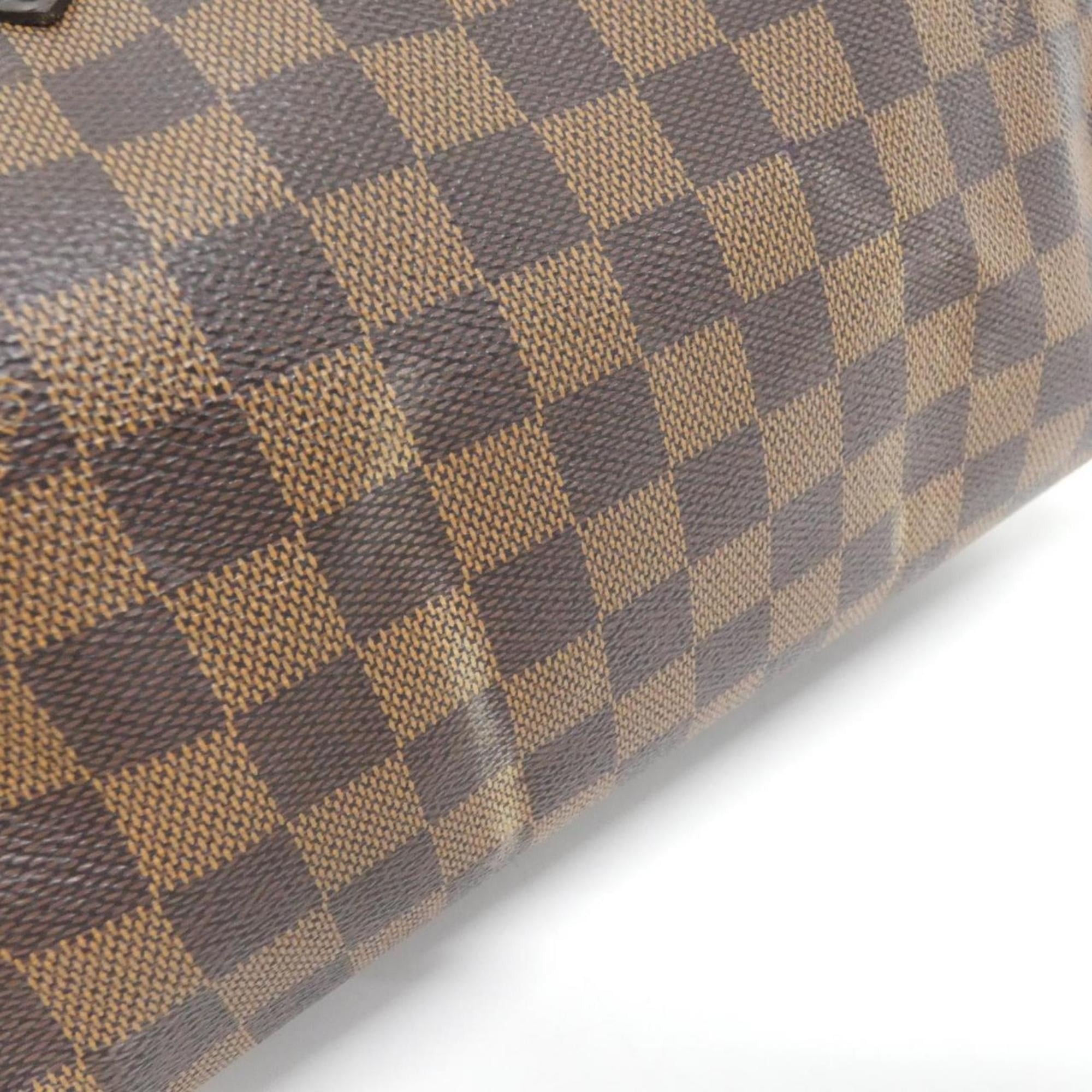 Louis Vuitton Ebene Coated Canvas Boston Bag (Pre-Owned)