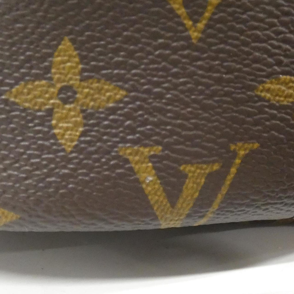 Louis Vuitton Brown Coated Canvas Leather Handbag (Pre-Owned)