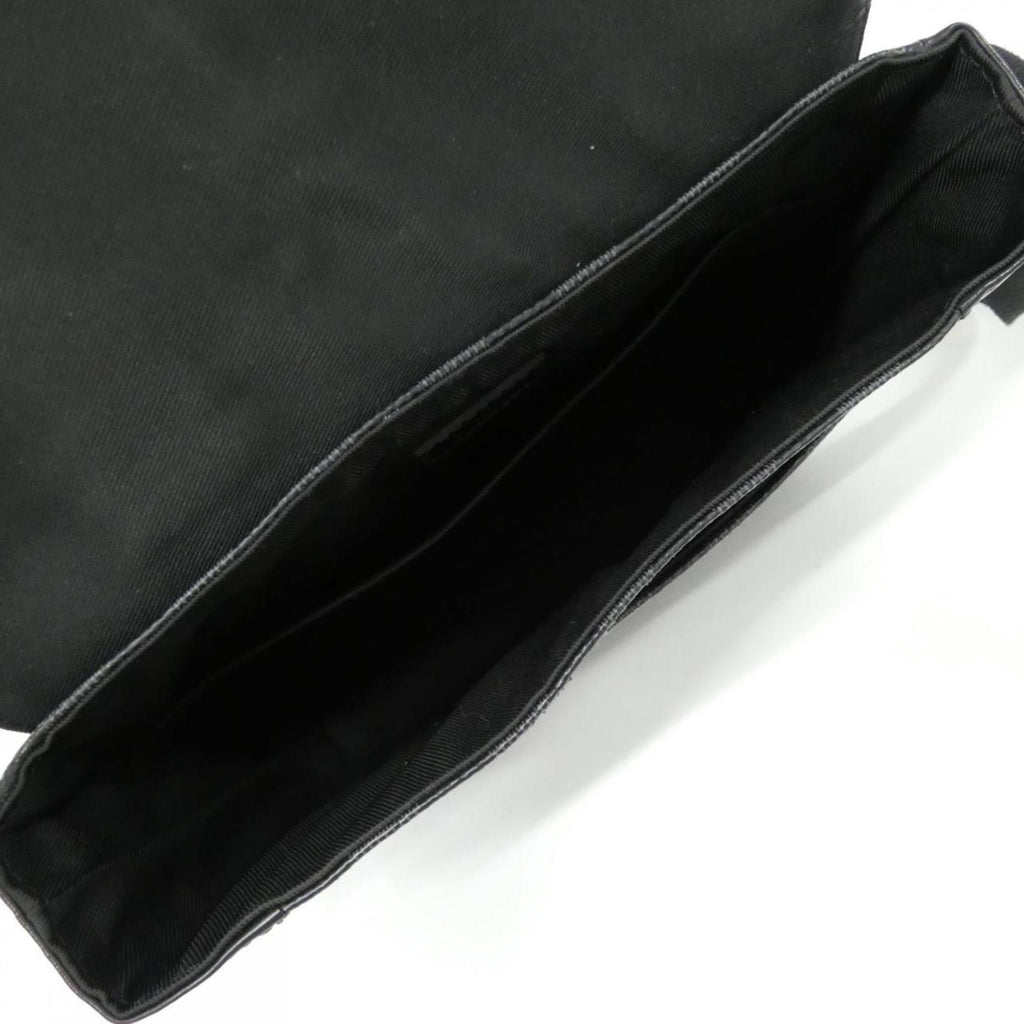 Louis Vuitton Dark Gray Graphite Coated Canvas Shoulder Bag (Pre-Owned)