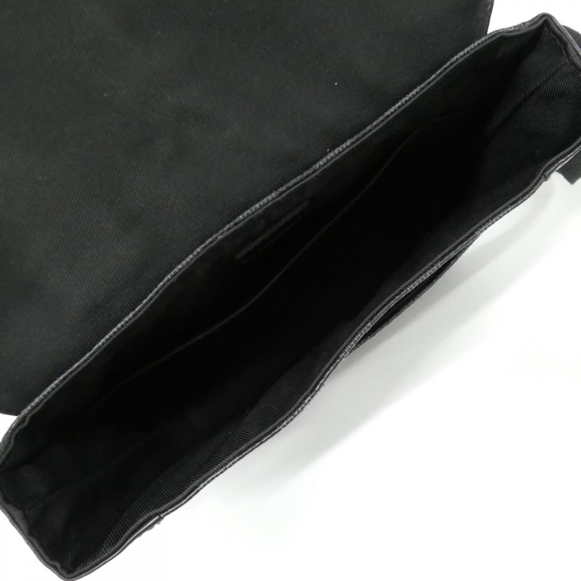 Louis Vuitton Dark Gray Graphite Coated Canvas Shoulder Bag (Pre-Owned)