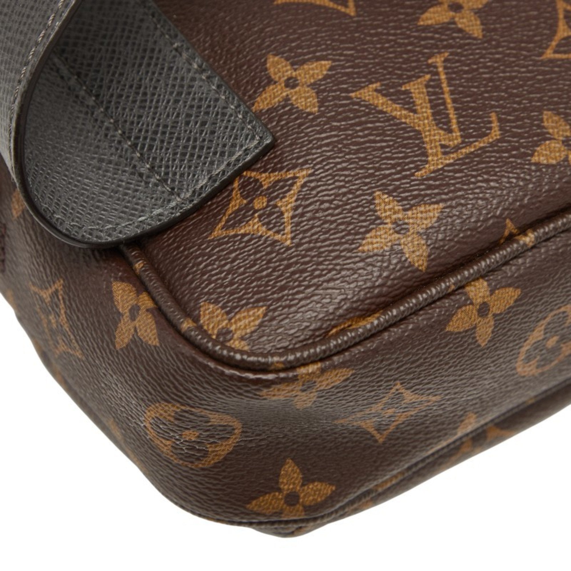 Louis Vuitton Monogram Brown Pvc Leather Sling Bag (Pre-Owned)