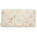 Louis Vuitton Beige Leather Long Wallet (Bi-Fold) (Pre-Owned)