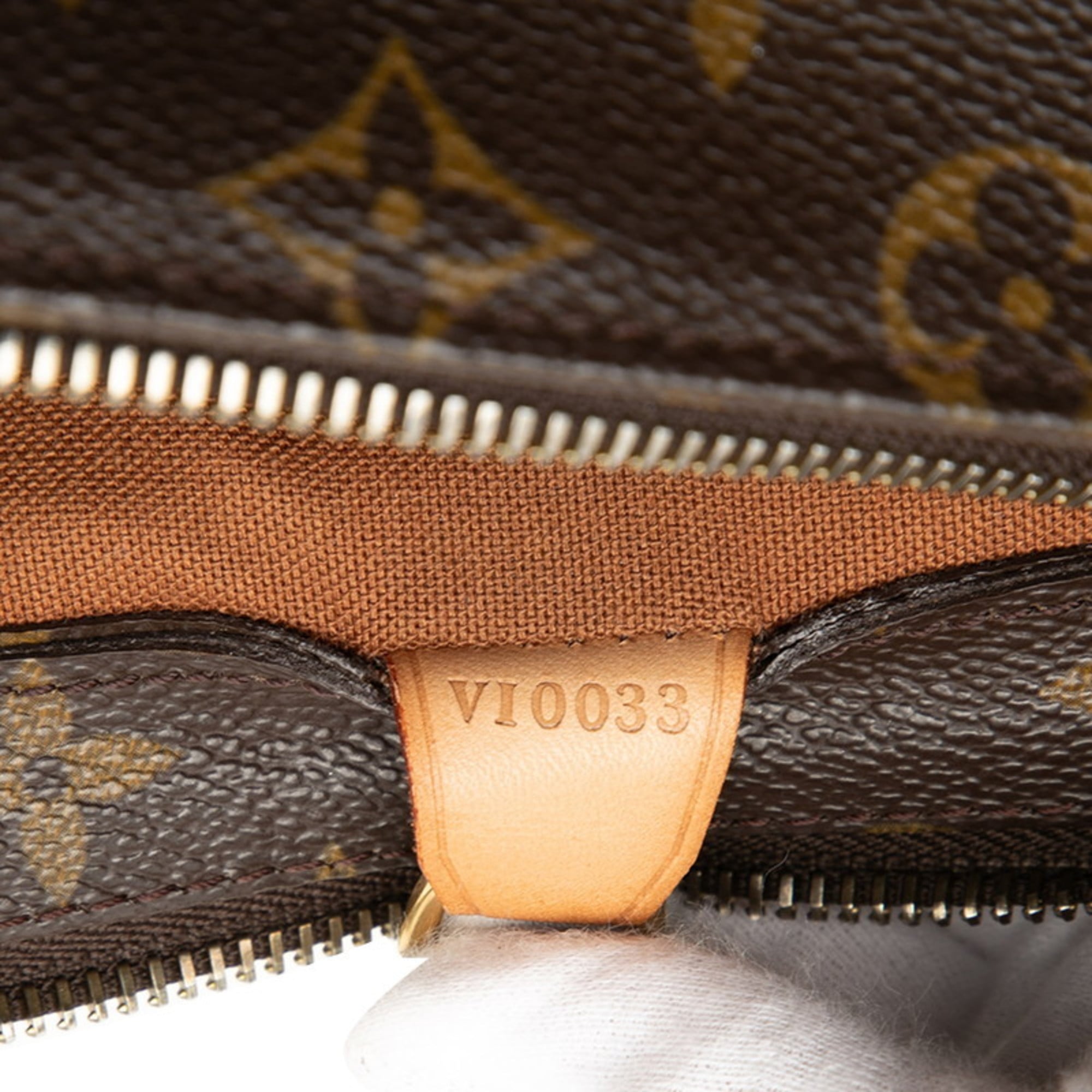Louis Vuitton Monogram Brown Pvc Leather Handbag Tote Bag (Pre-Owned)
