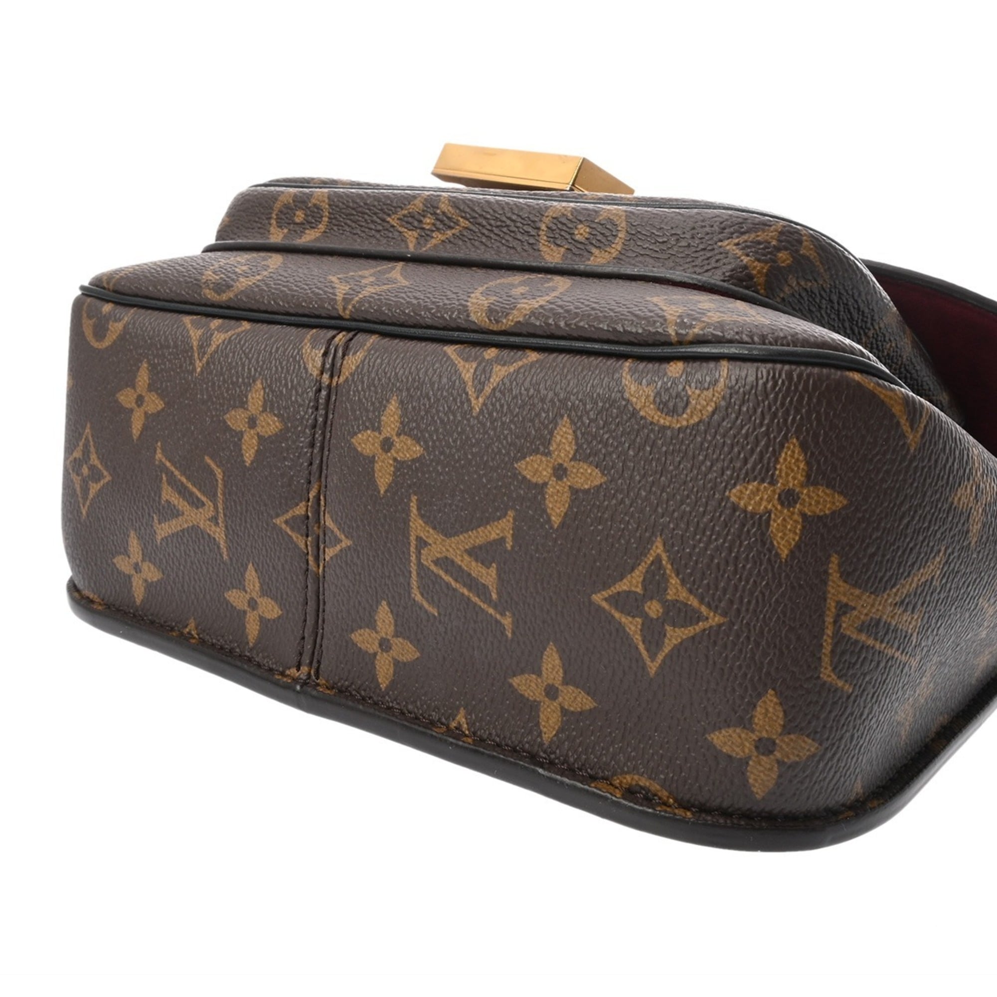 Louis Vuitton Brown Monogram Canvas Shoulder Bag (Pre-Owned)