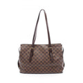 Louis Vuitton Brown Ebene Coated Canvas Leather Tote Bag (Pre-Owned)