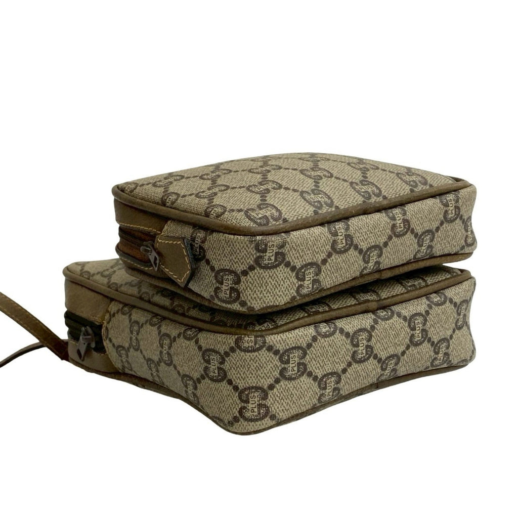 Neo Vintage Top Handle Crossbody Bag GG Coated Canvas Mini