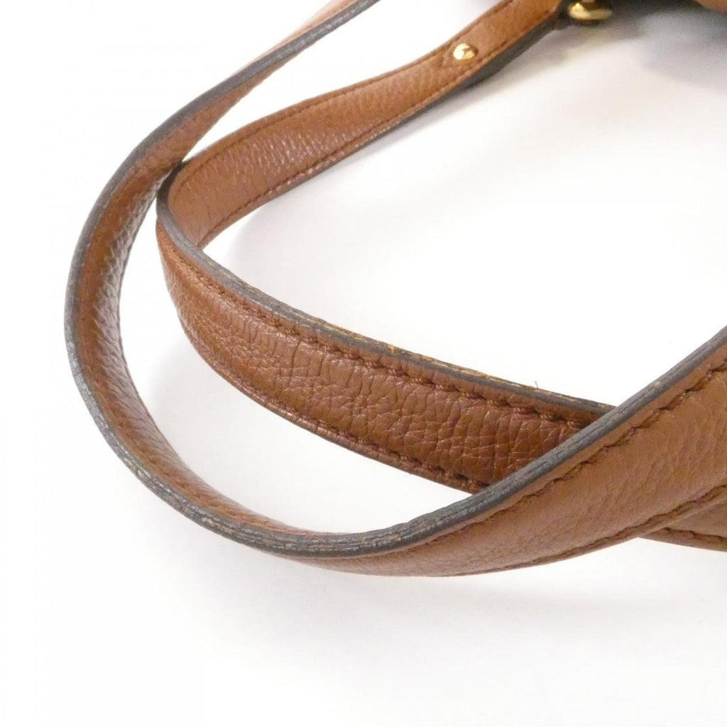 Louis Vuitton Cognac Leather Shoulder Bag (Pre-Owned)