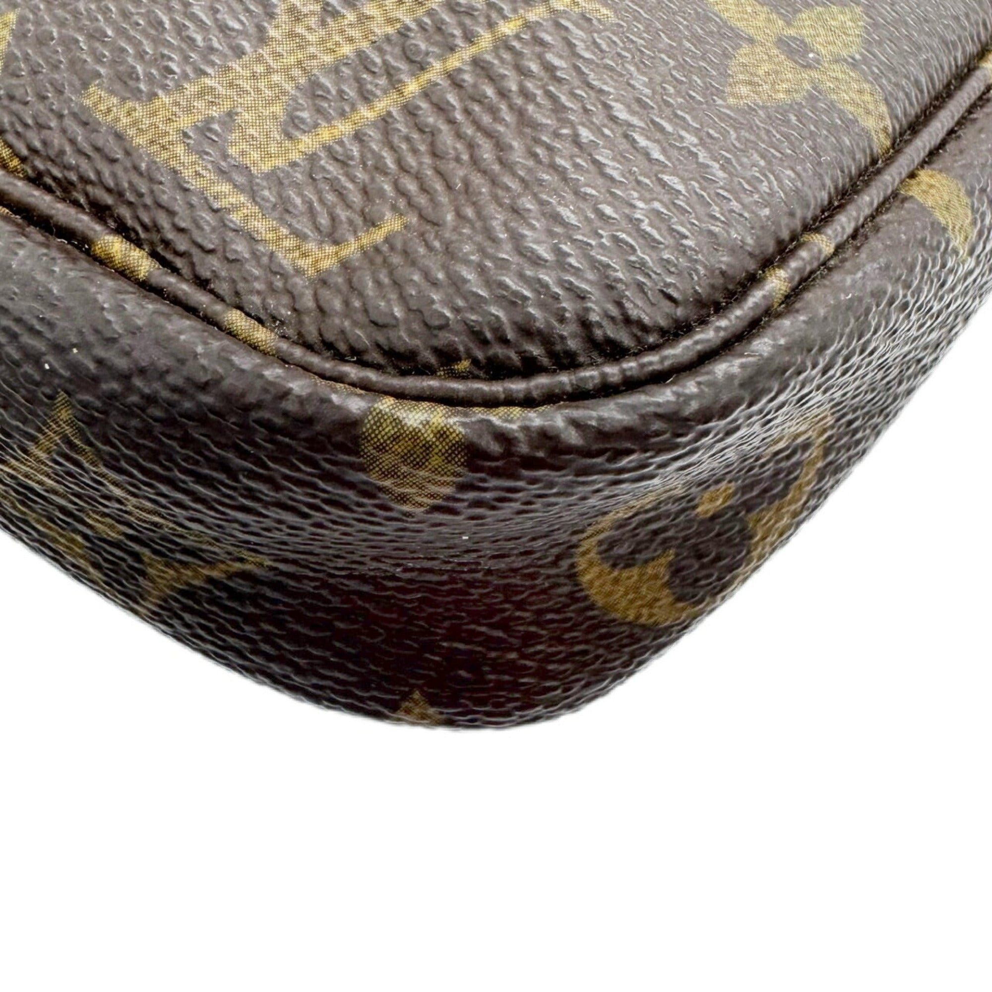 Louis Vuitton Brown Monogram Pochette Pouch (Pre-Owned)