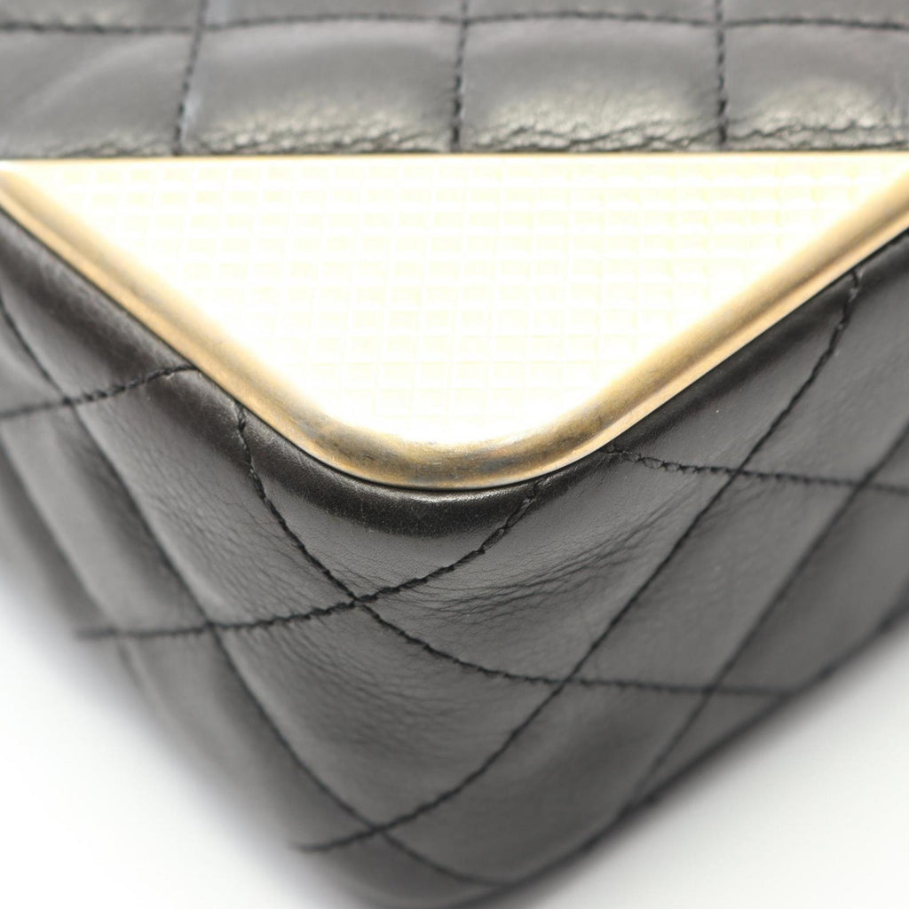 Rock the Corner Flap Bag Quilted Leather Medium
