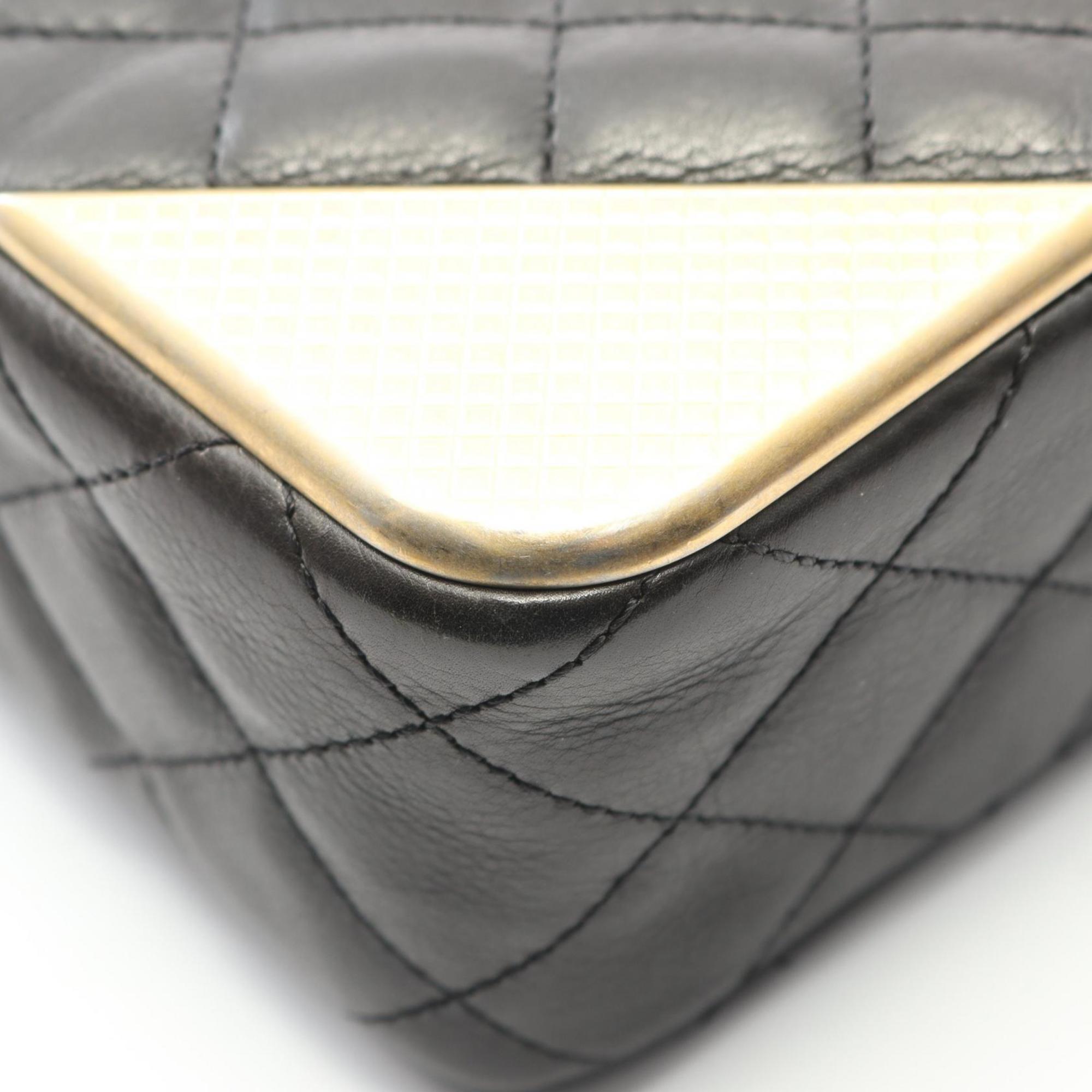 Rock the Corner Flap Bag Quilted Leather Medium