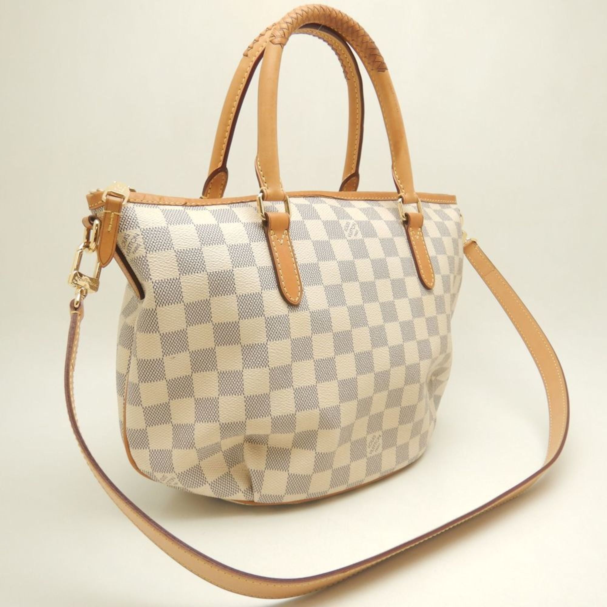 Louis Vuitton Azur Damier Azur Damier Azur Handbag (Pre-Owned)