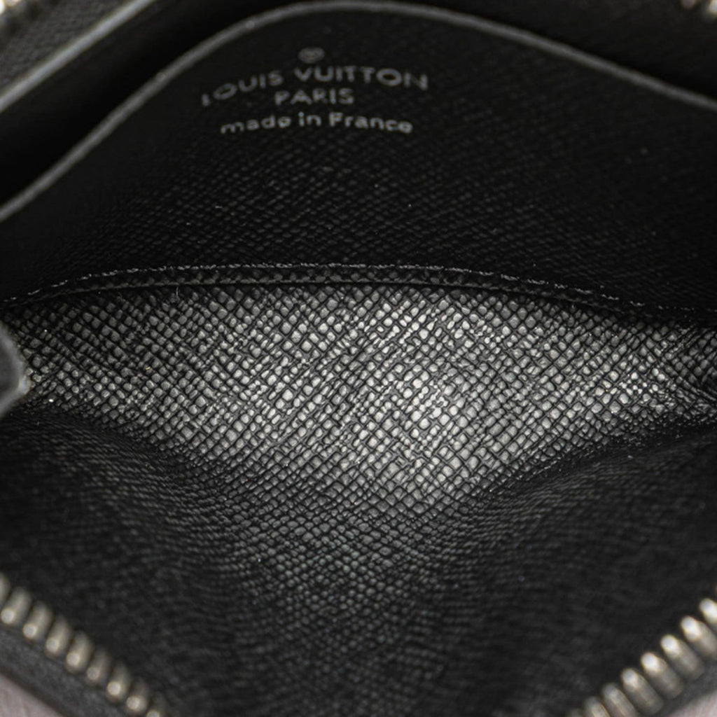 Louis Vuitton Black Leather Pvc Coin Purse/Coin Case (Pre-Owned)