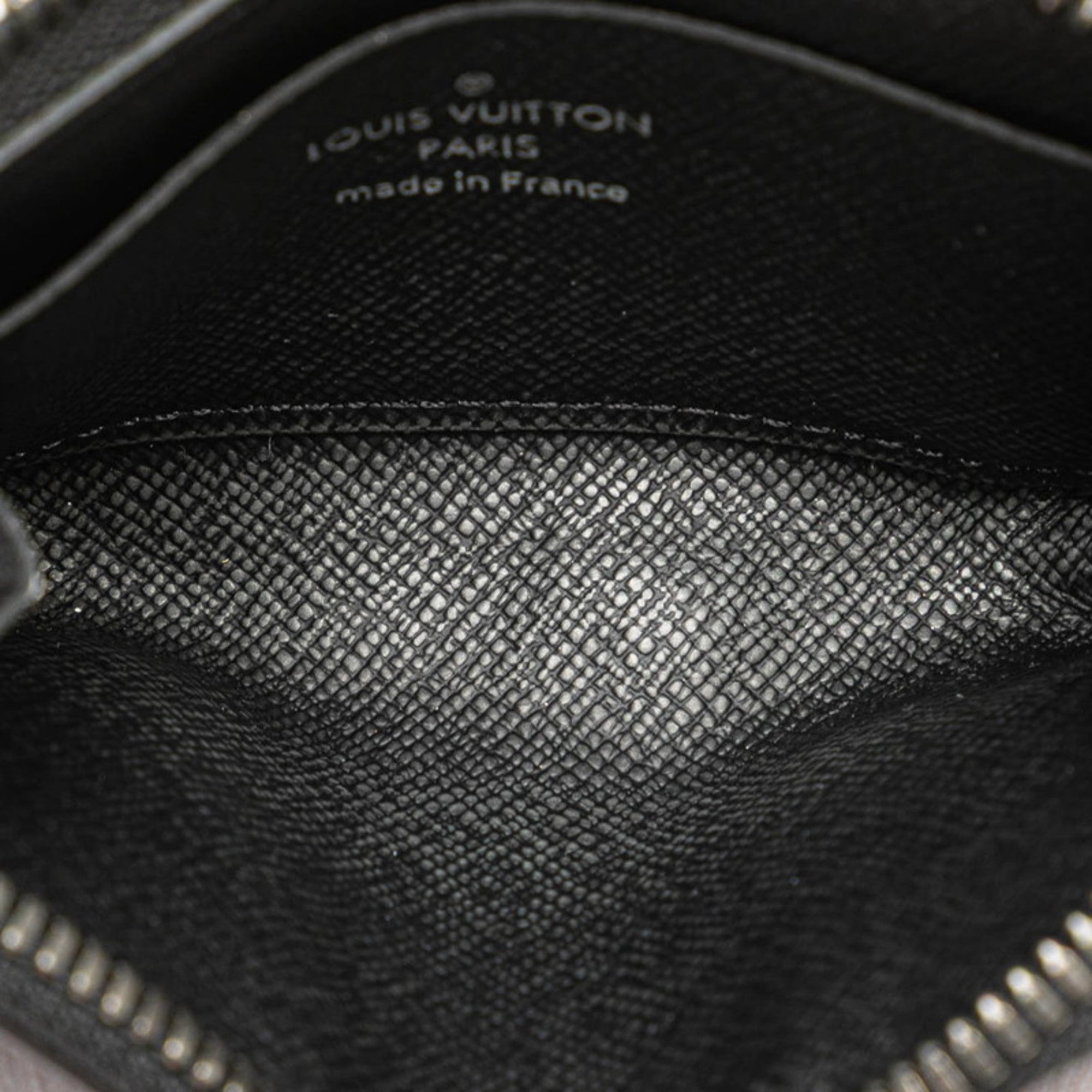 Louis Vuitton Black Leather Pvc Coin Purse/Coin Case (Pre-Owned)
