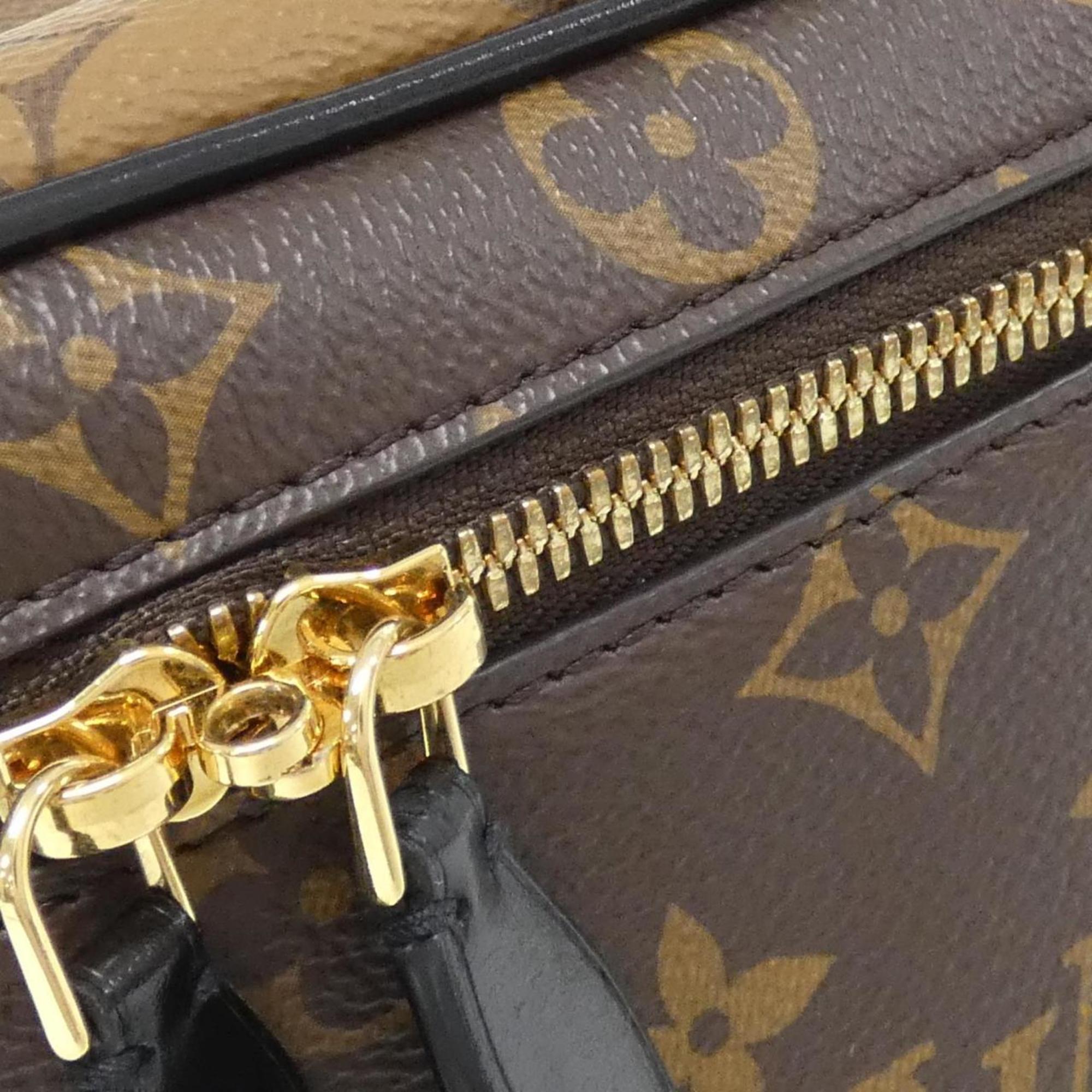 Louis Vuitton Marron Coated Canvas Handbag (Pre-Owned)