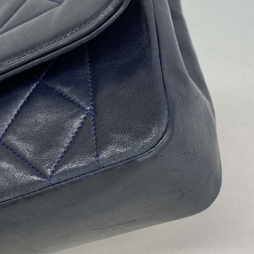 Vintage CC Chain Flap Bag Quilted Lambskin Small