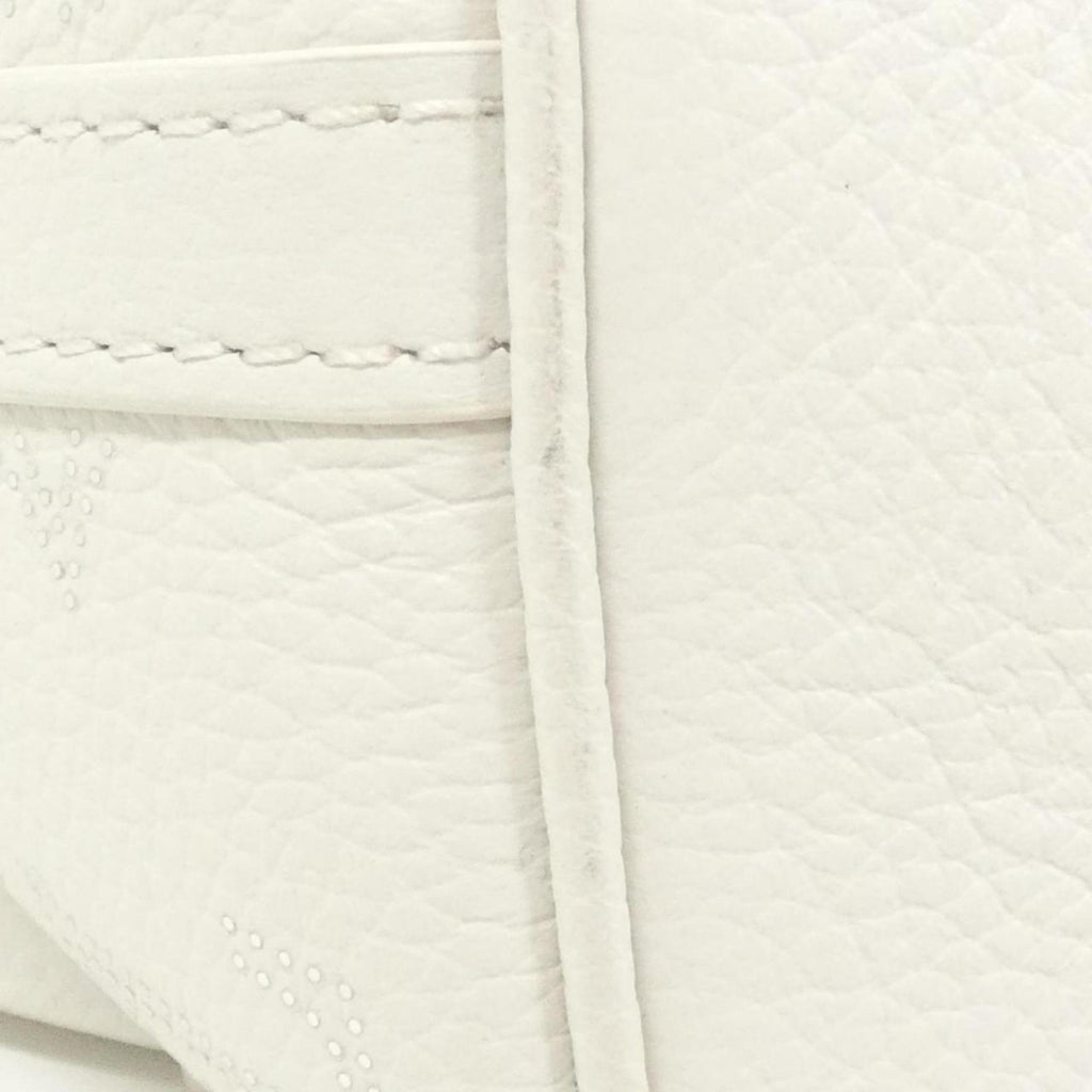 Louis Vuitton Mahina White Leather Handbag (Pre-Owned)
