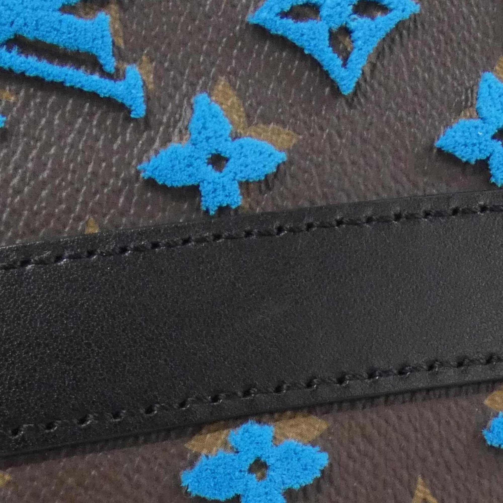 Louis Vuitton Marron Turquoise Coated Canvas Shoulder Bag (Pre-Owned)