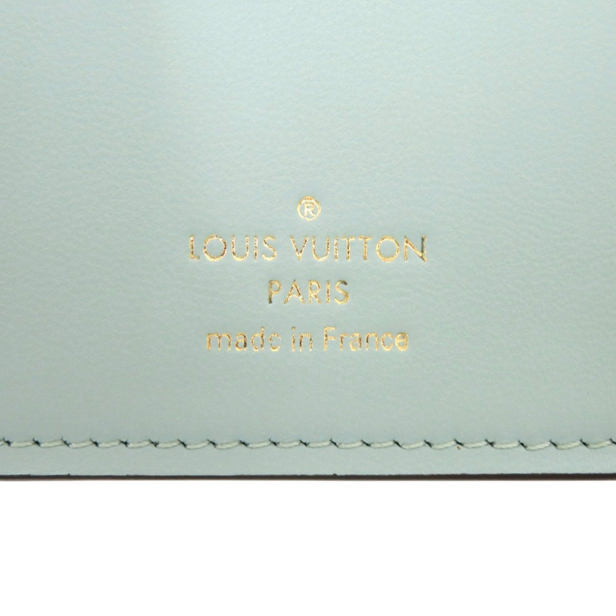 Louis Vuitton Galle Leather Long Wallet (Bi-Fold) (Pre-Owned)