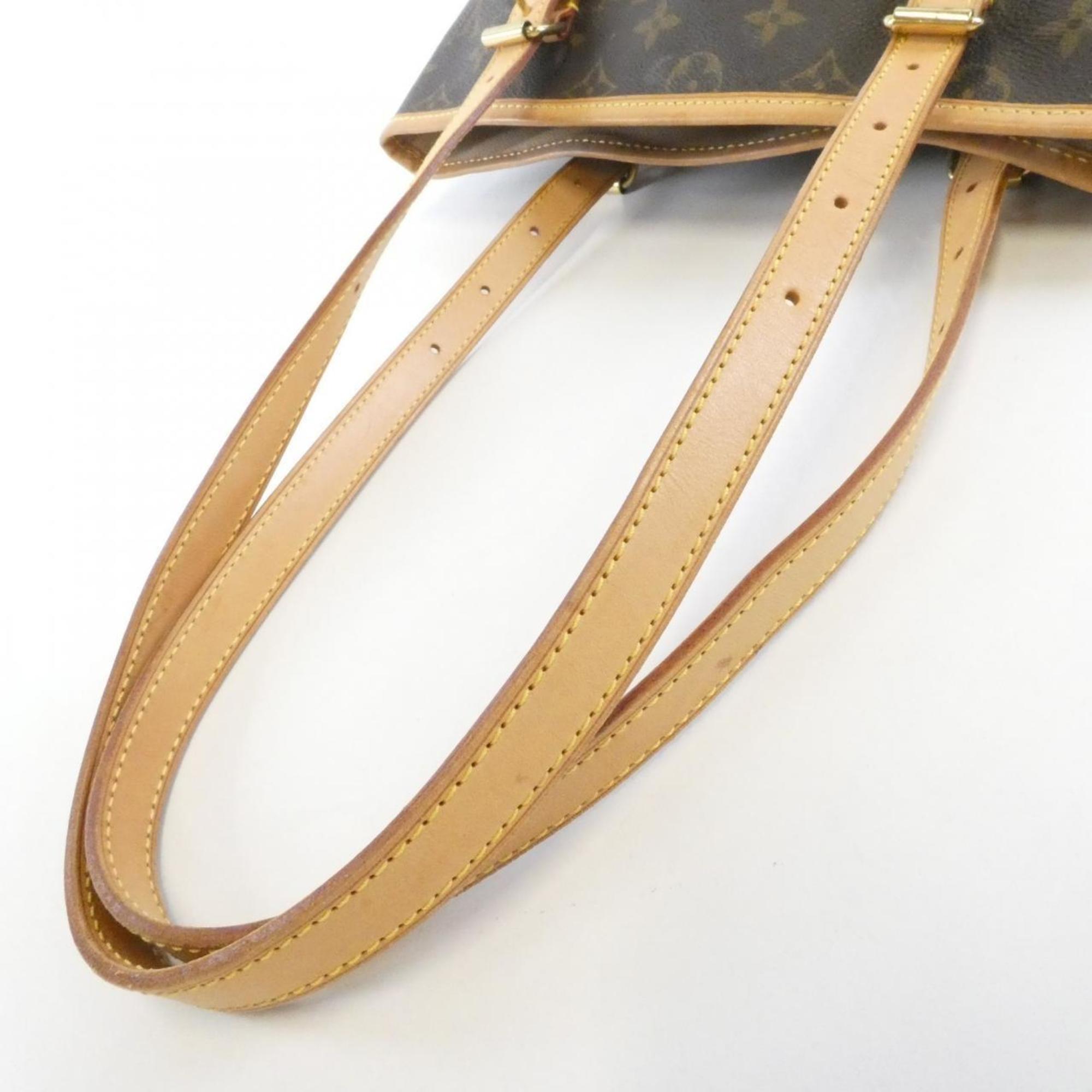 Louis Vuitton Monogram Marron Coated Canvas Shoulder Bag (Pre-Owned)