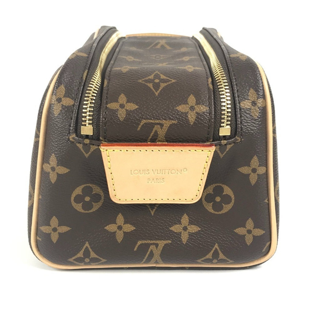 Louis Vuitton Brown Monogram Canvas Clutch Bag Pouch (Pre-Owned)