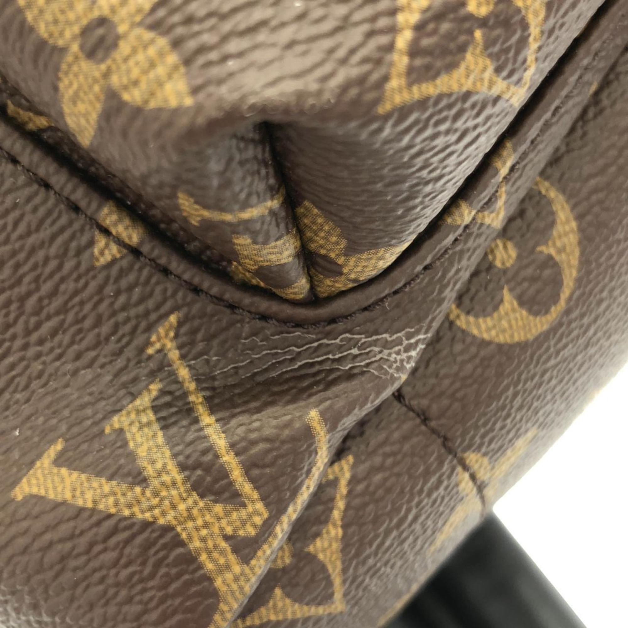 Louis Vuitton Marron Coated Canvas Backpack (Pre-Owned)