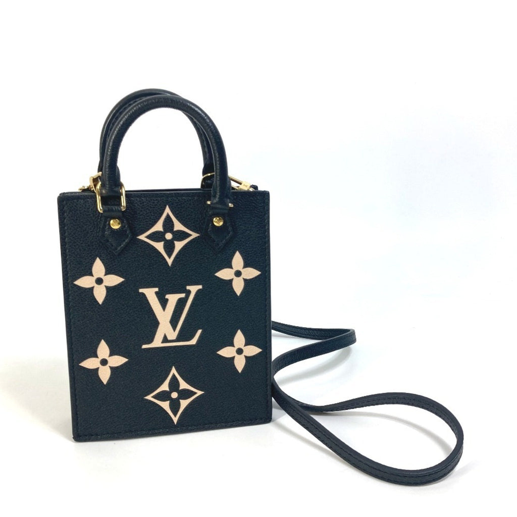 Louis Vuitton Black Monogram Empreinte Handbag Shoulder Bag (Pre-Owned)