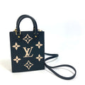 Louis Vuitton Black Monogram Empreinte Handbag Shoulder Bag (Pre-Owned)