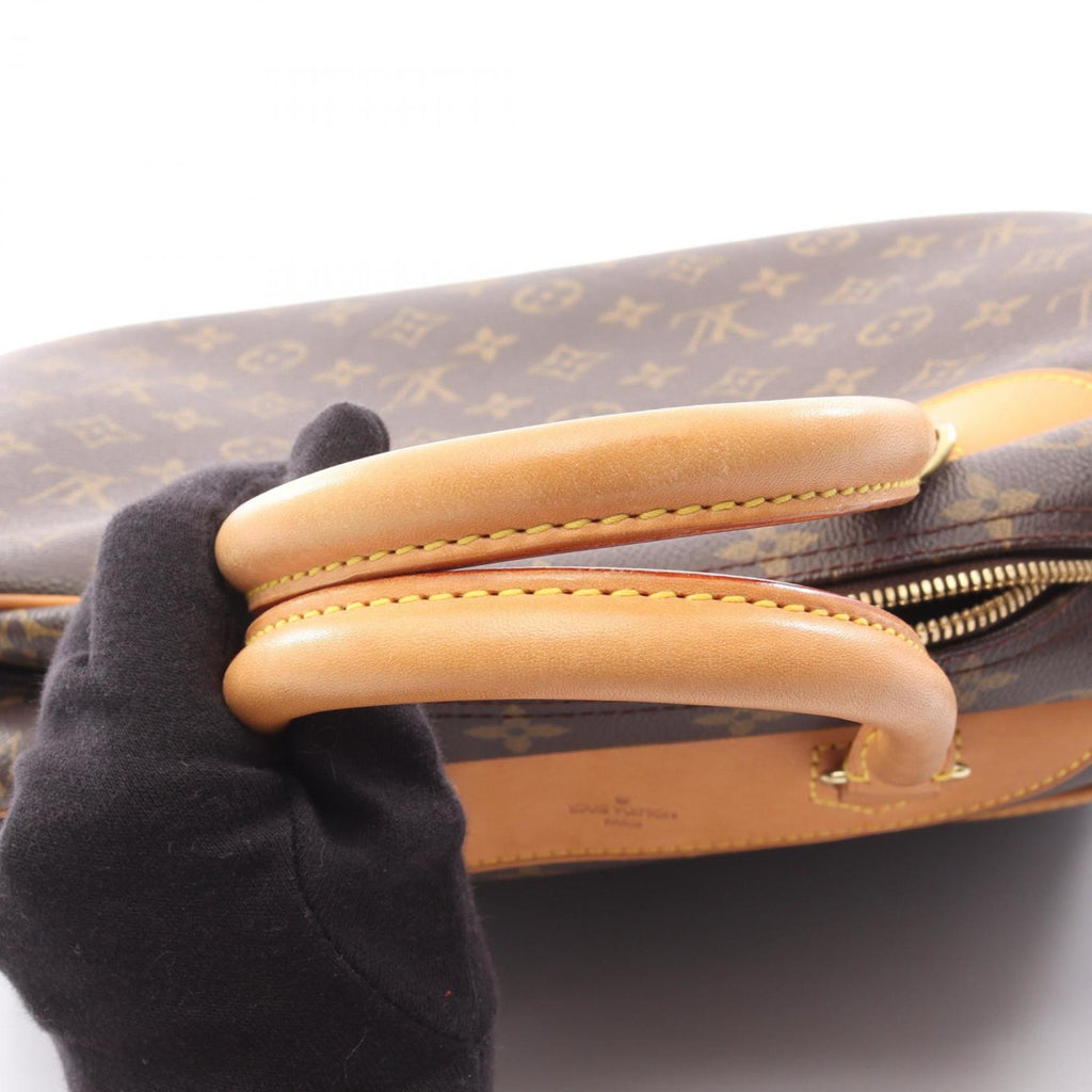 Louis Vuitton Brown Coated Canvas Leather Handbag (Pre-Owned)
