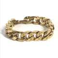 Louis Vuitton Monogram Gold Metal Charm Bracelet (Pre-Owned)