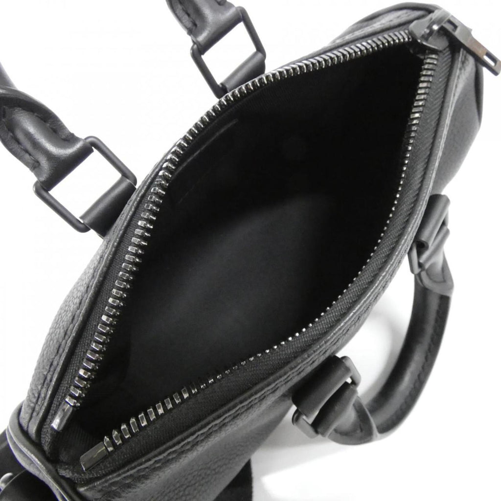 Louis Vuitton Black Leather Boston Bag (Pre-Owned)