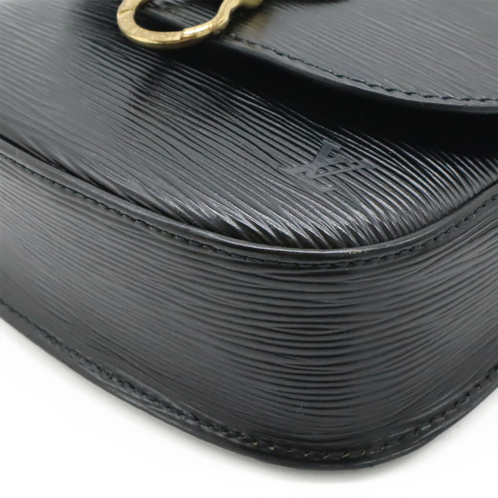 Louis Vuitton Epi Black Noir Epi Leather Pochette Shoulder Bag (Pre-Owned)