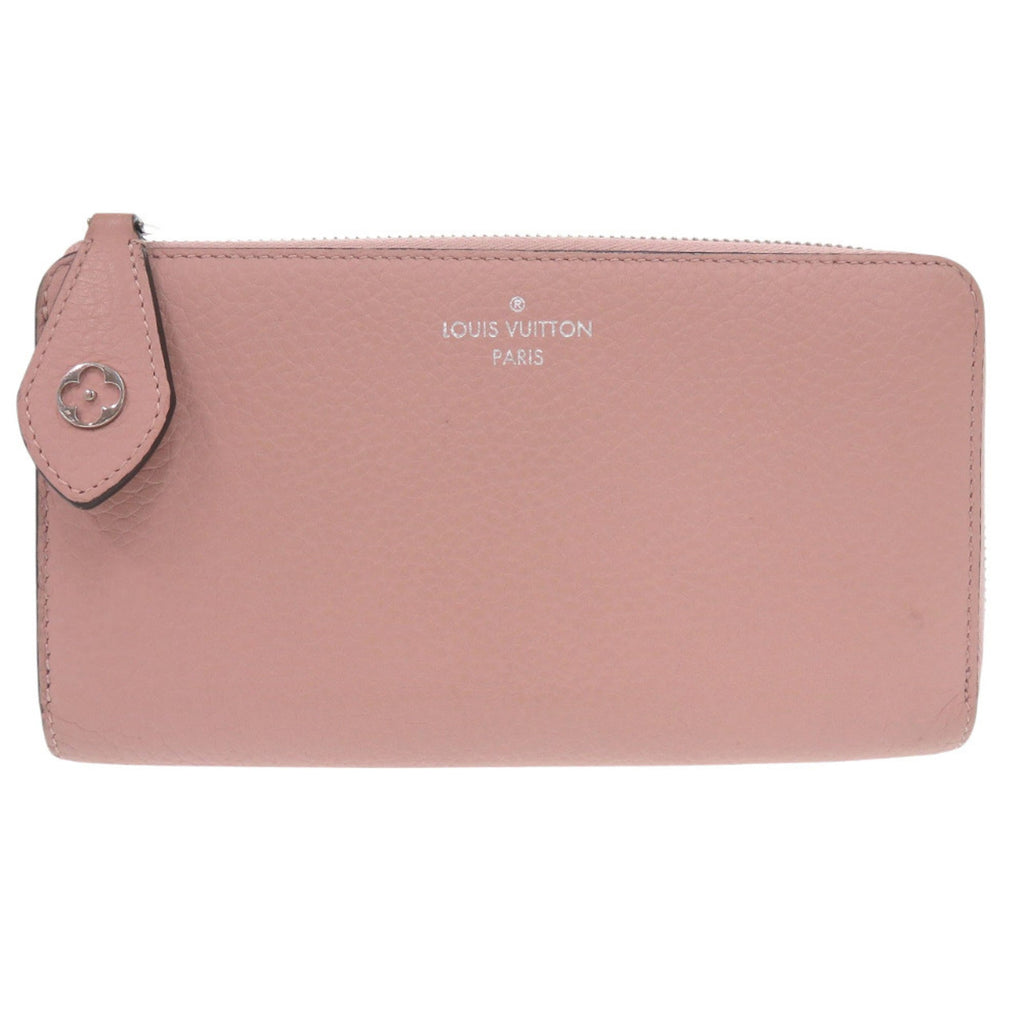 Louis Vuitton Magnolia Pink Leather Long Wallet (Bi-Fold) (Pre-Owned)