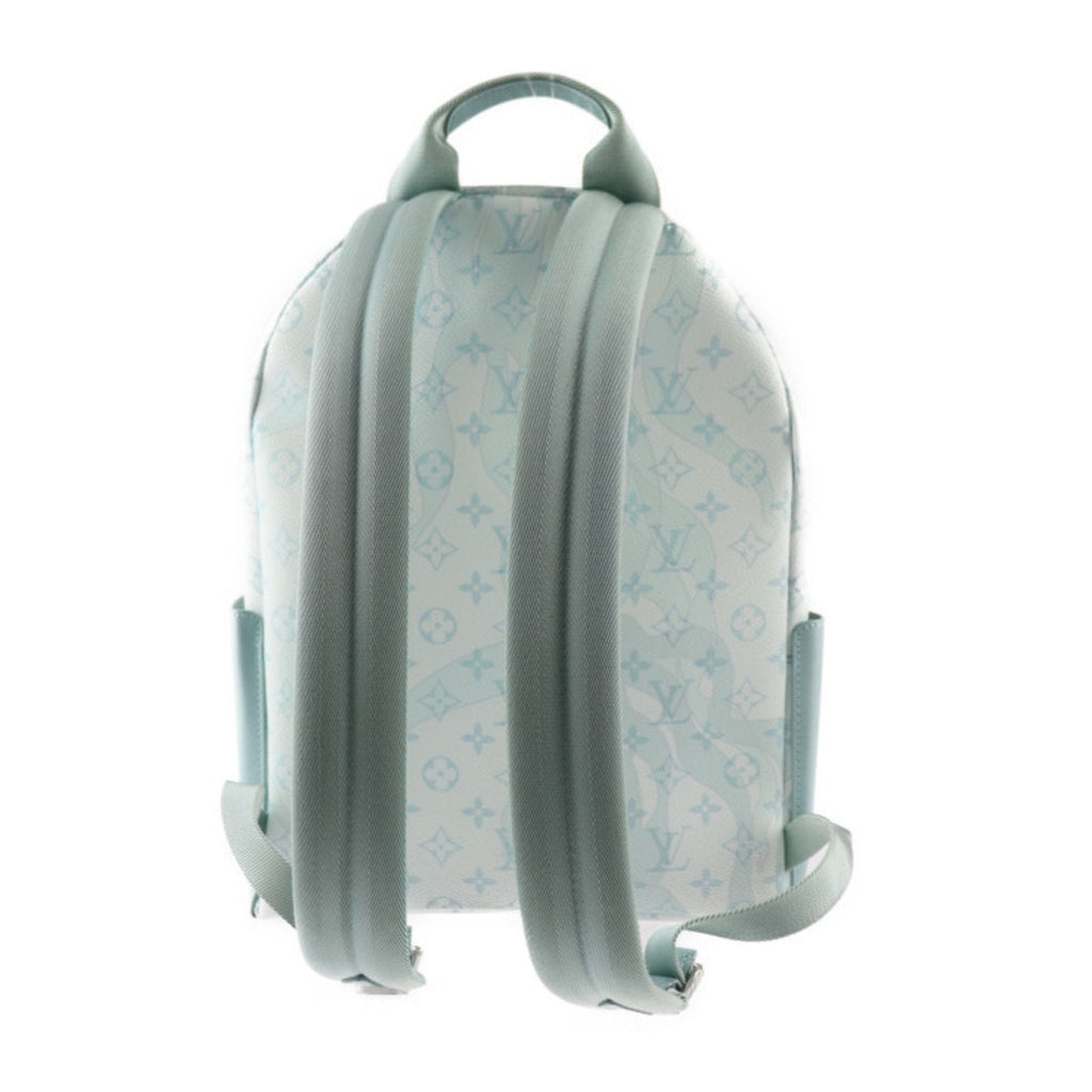 Louis Vuitton Light Blue Pvc Leather Backpack Handbag (Pre-Owned)