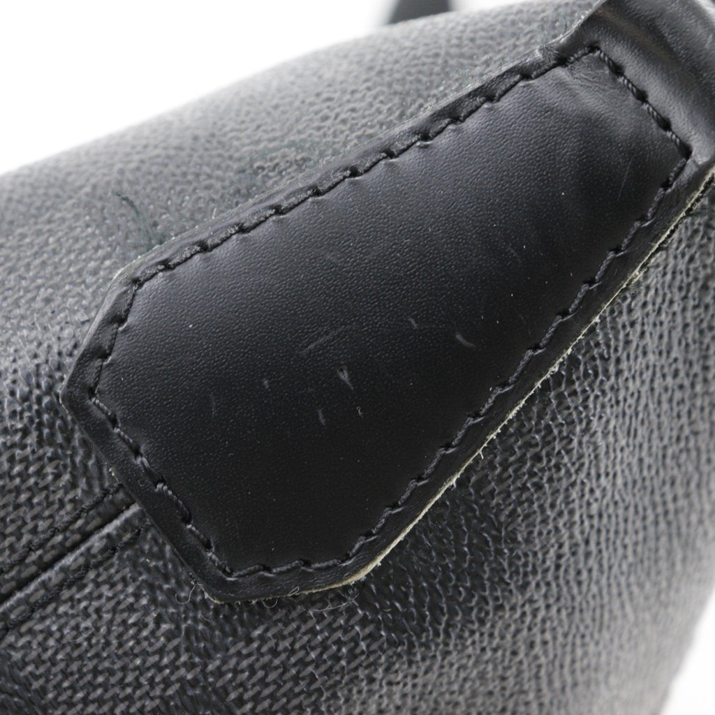 Louis Vuitton Black Damier Graphite Canvas Shoulder Bag (Pre-Owned)
