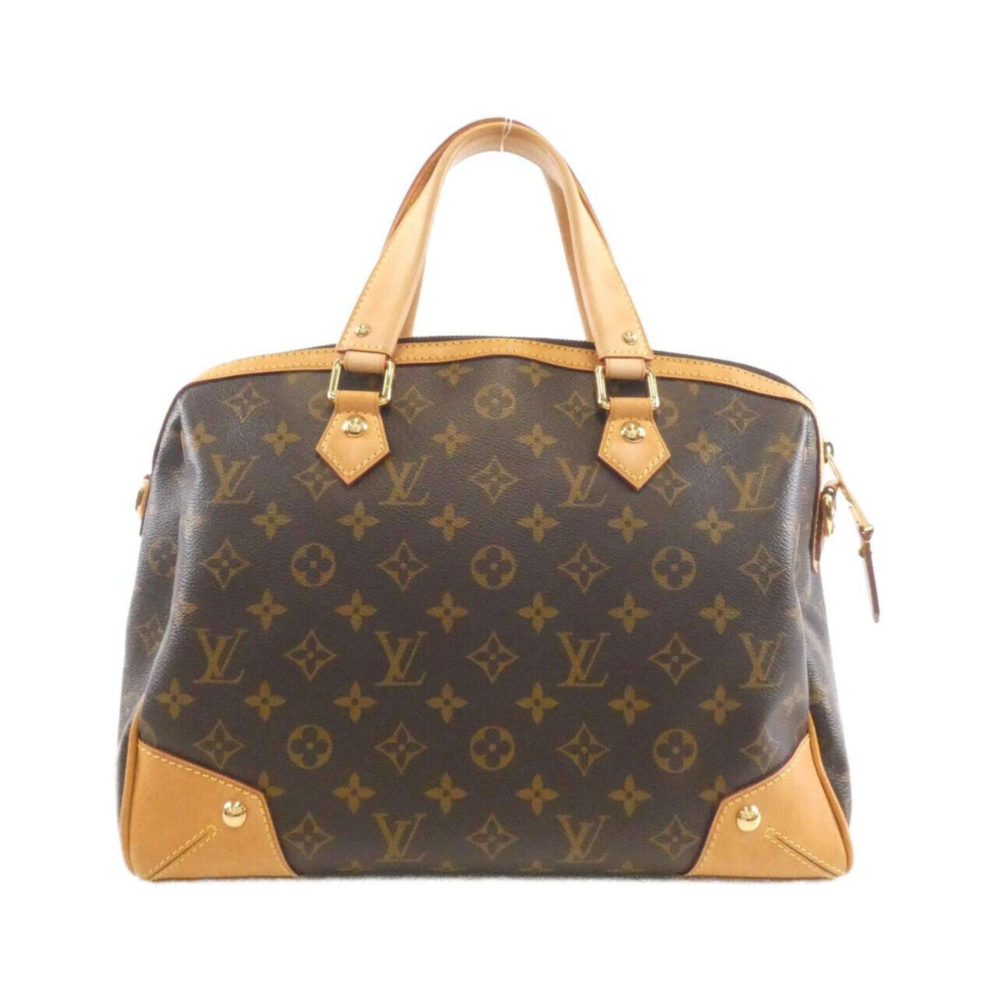 Louis Vuitton Marron Coated Canvas Handbag (Pre-Owned)