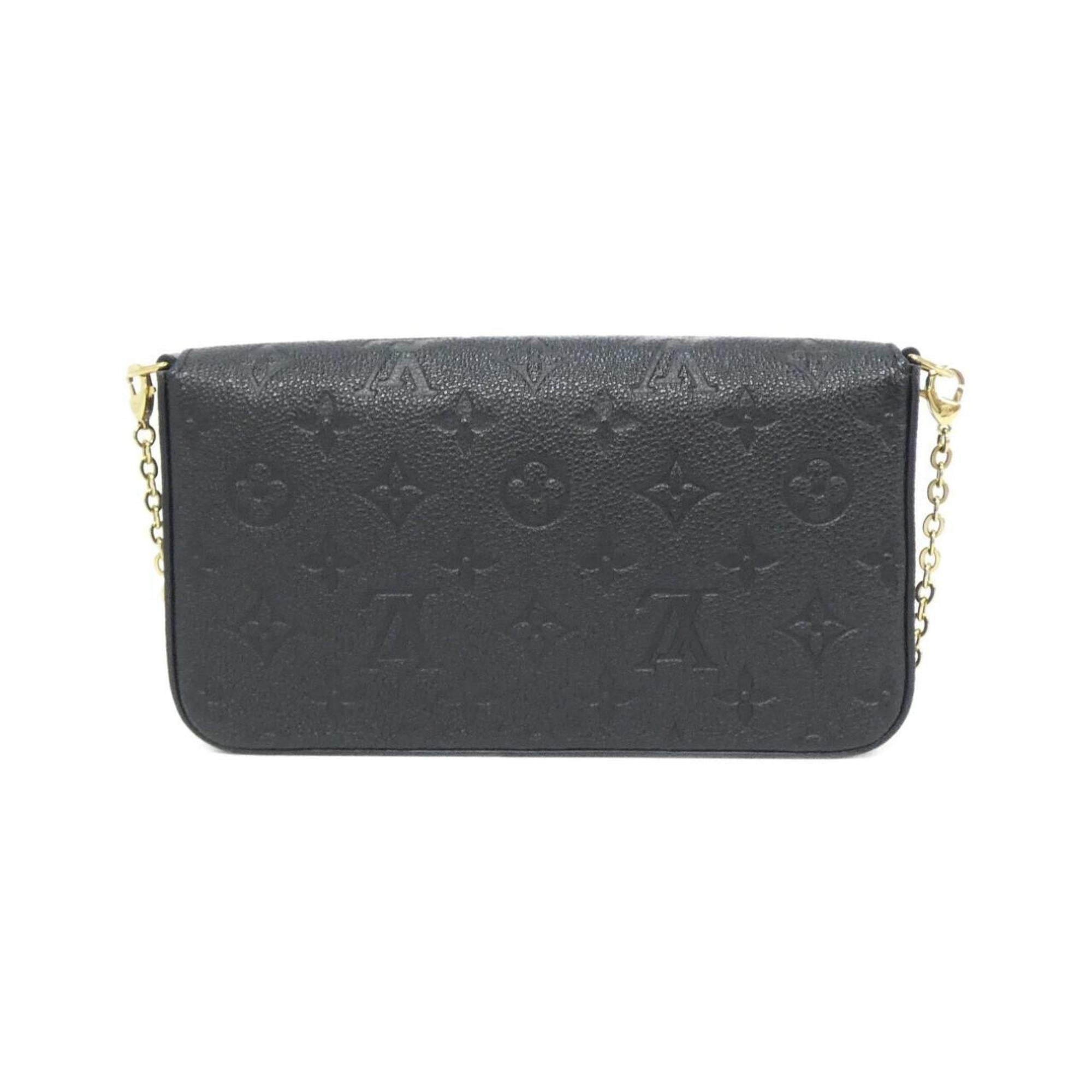 Louis Vuitton Monogram Empreinte Black Leather Pochette Shoulder Bag (Pre-Owned)