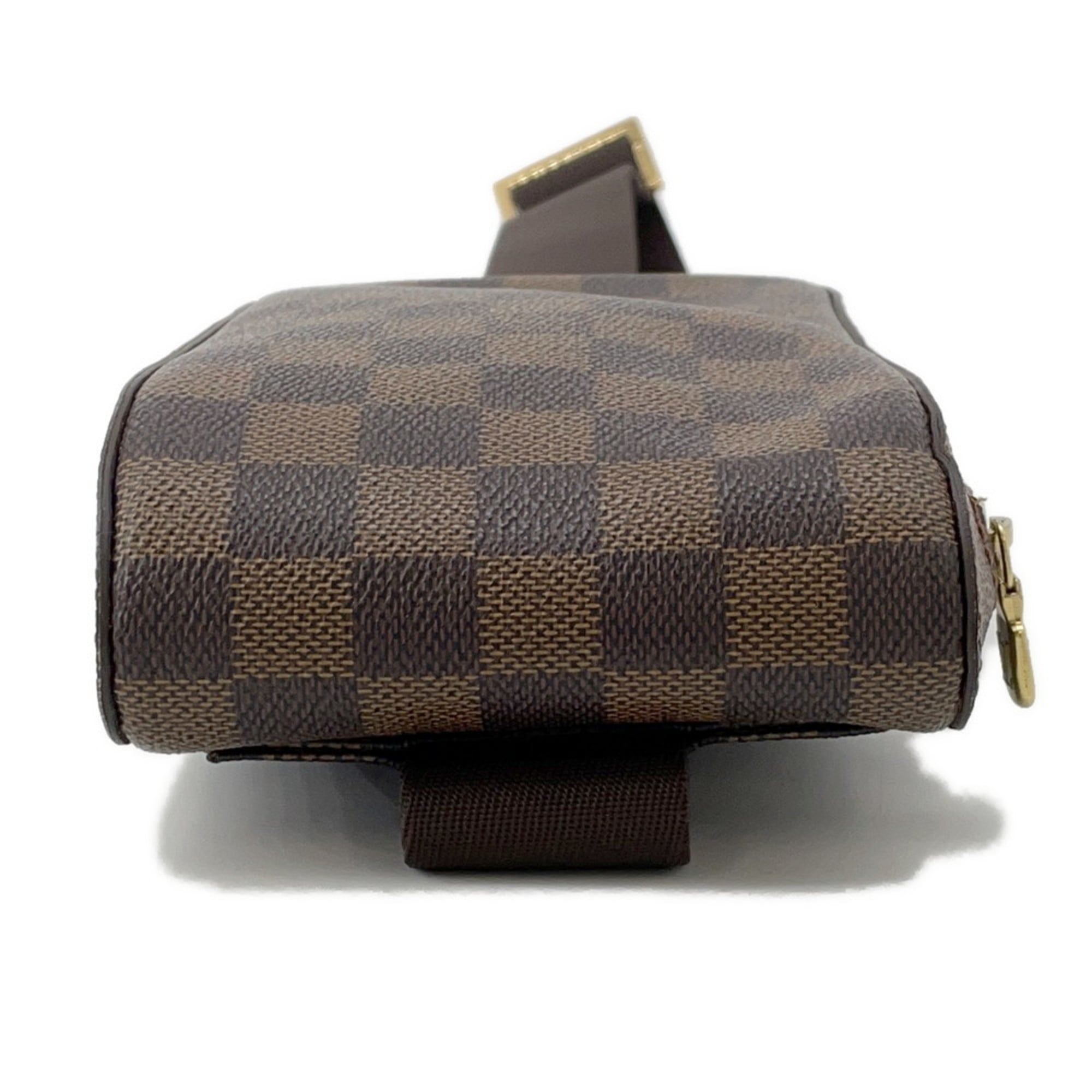 Louis Vuitton Damier Brown Damier Canvas Ebene Red Color Shoulder Bag Sling Bag (Pre-Owned)