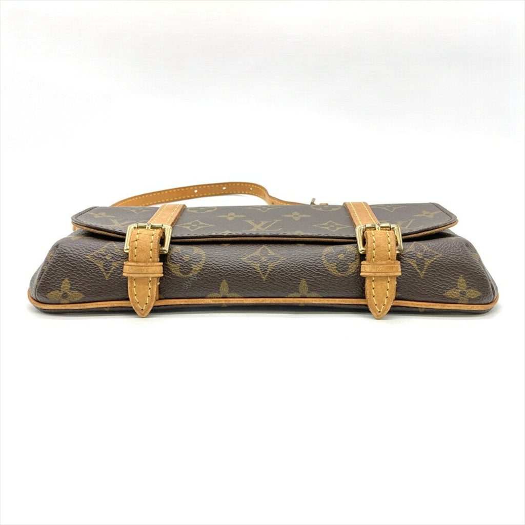 Louis Vuitton Monogram Brown Monogram Pochette Shoulder Bag (Pre-Owned)