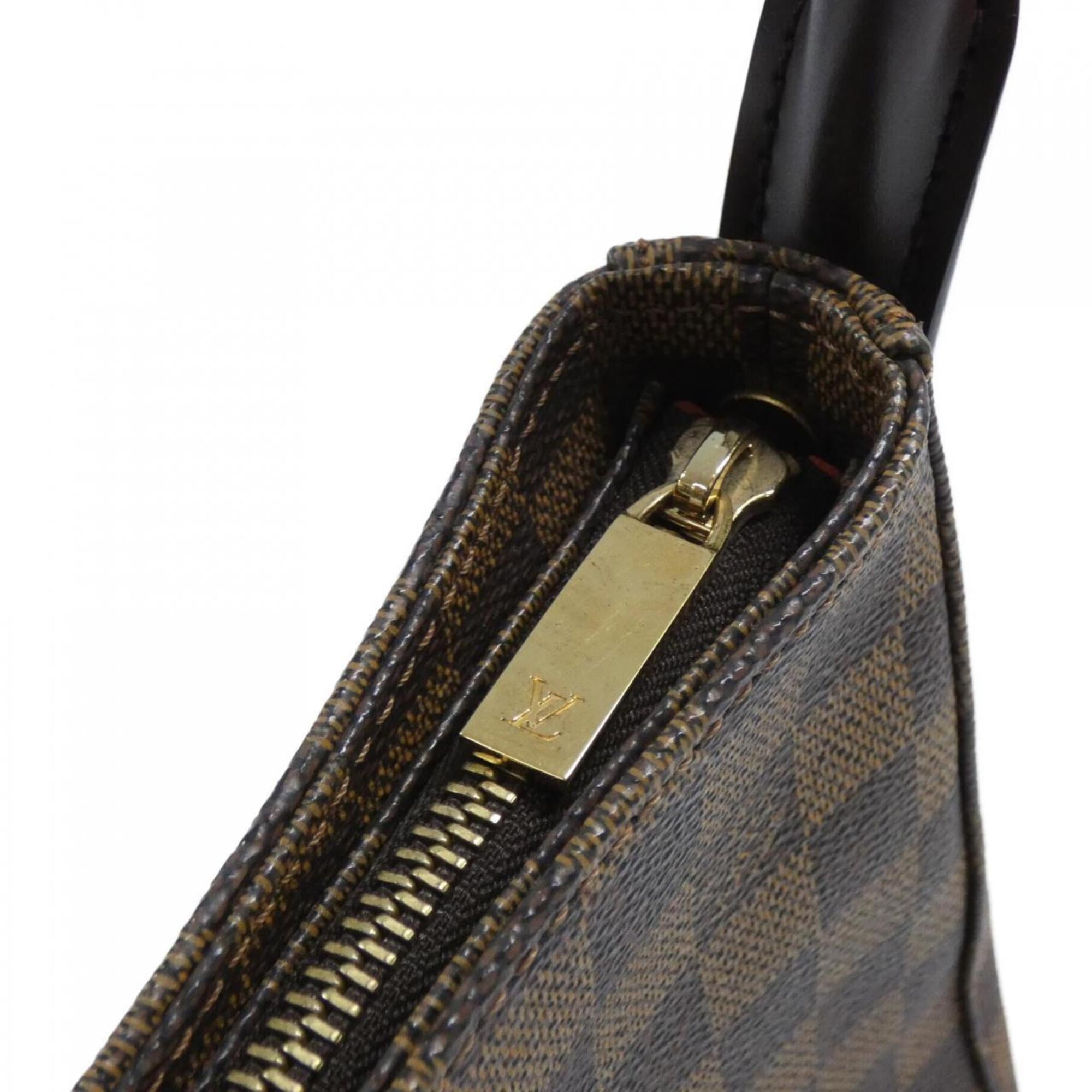 Louis Vuitton Ebene Coated Canvas Shoulder Bag (Pre-Owned)
