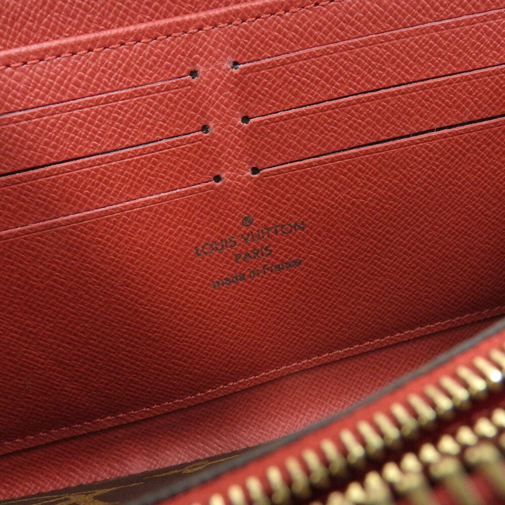 Louis Vuitton Monogram Red Color Pvc Long Wallet (Bi-Fold) (Pre-Owned)