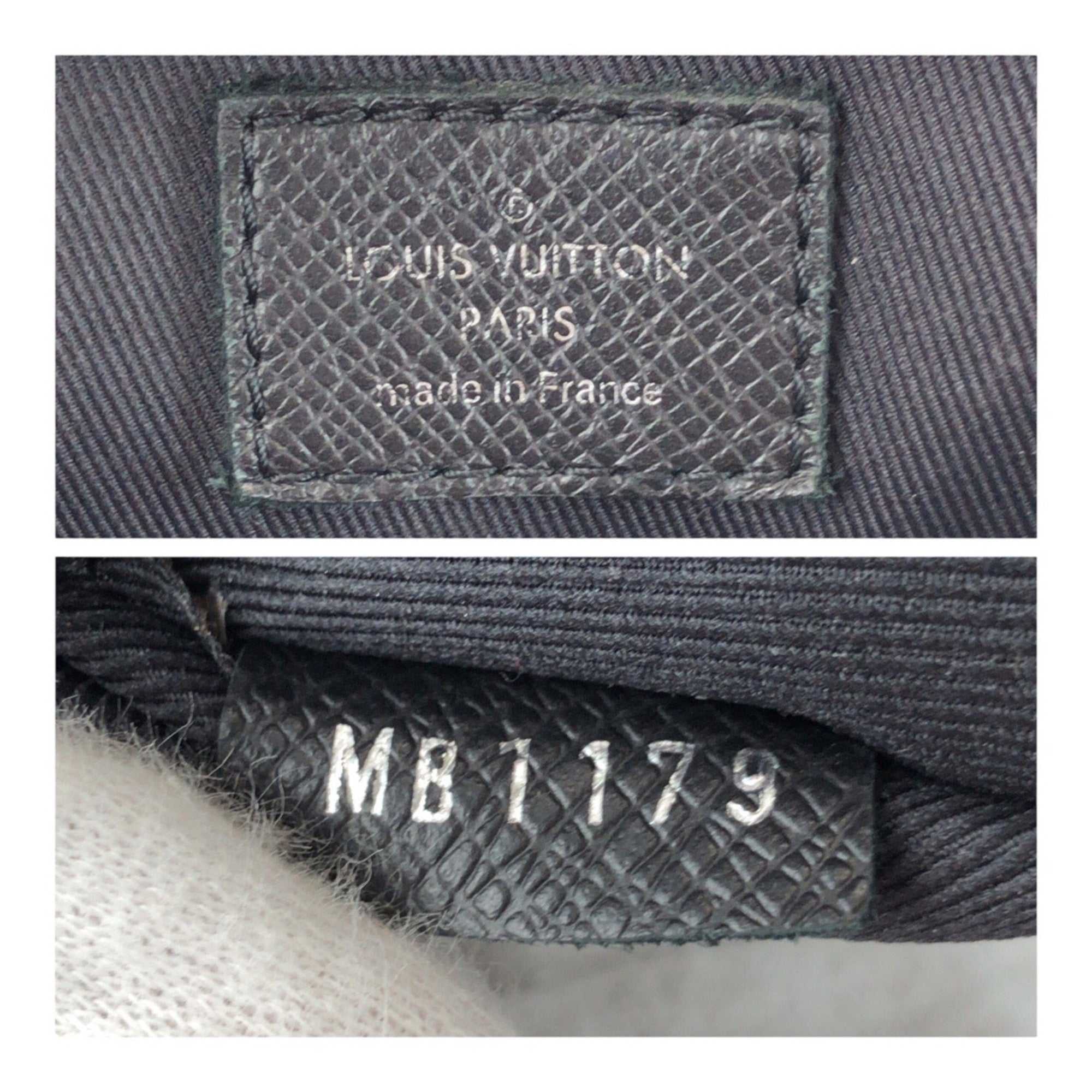 Louis Vuitton Black Taiga Leather Briefcase (Pre-Owned)