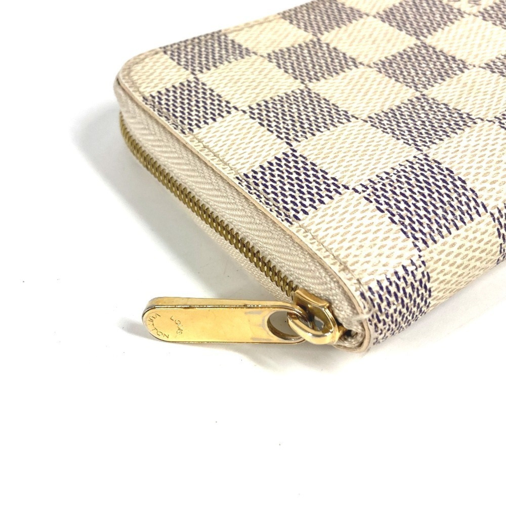 Louis Vuitton Damier Azur Damier Azur White Damier Azur Coin Purse/Coin Case (Pre-Owned)
