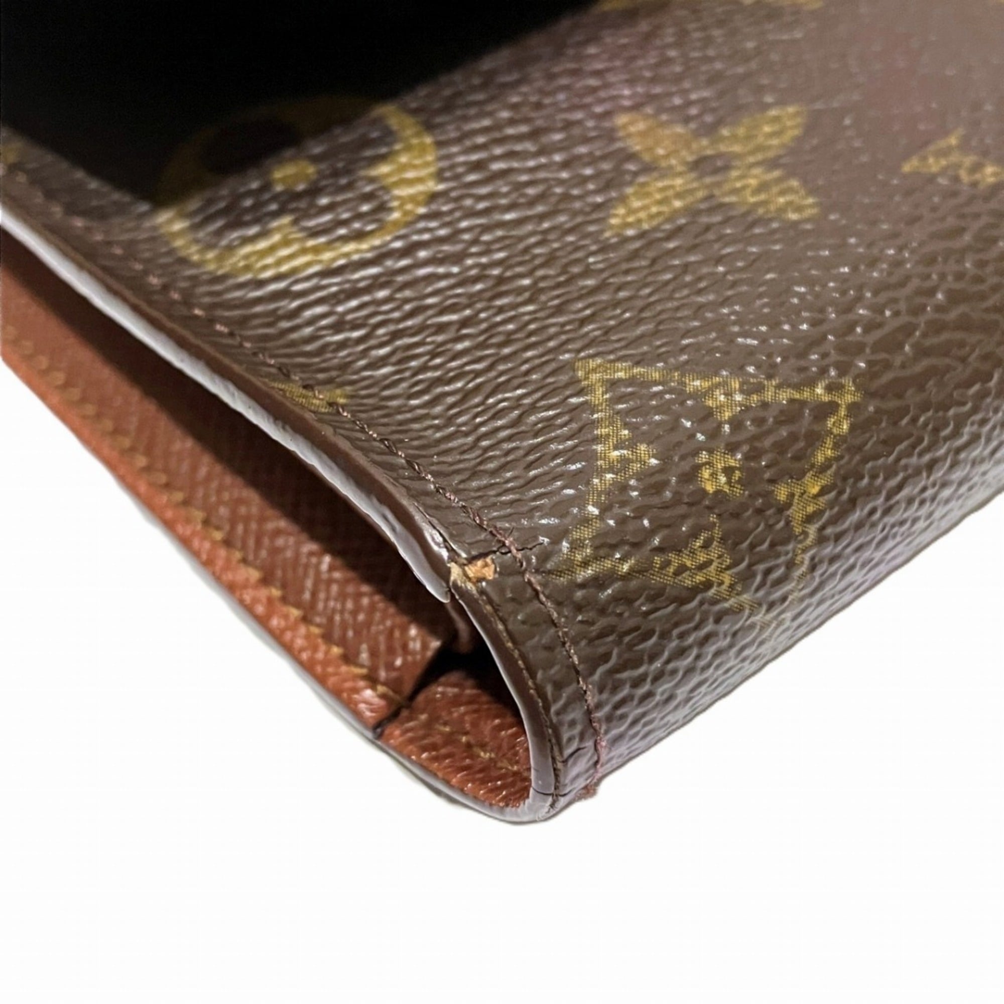 Louis Vuitton Monogram Brown Monogram Monogram Long Wallet (Bi-Fold) (Pre-Owned)